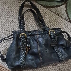 Elegant Fossil Leather under the arm purse